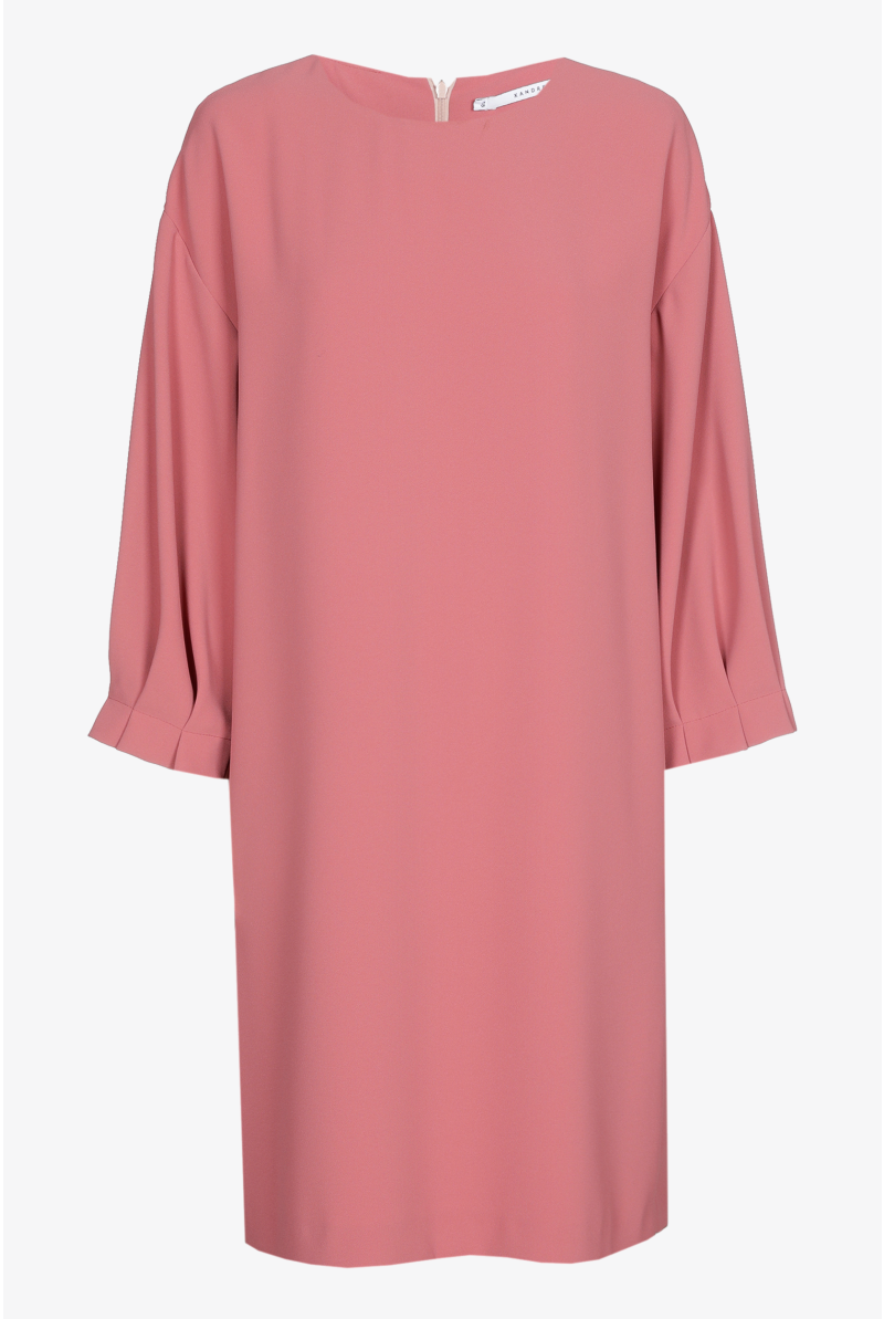 Jurk met elegant plooidetail