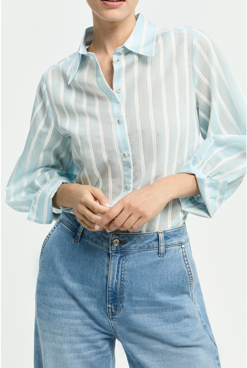 Chemisier rayé féminin