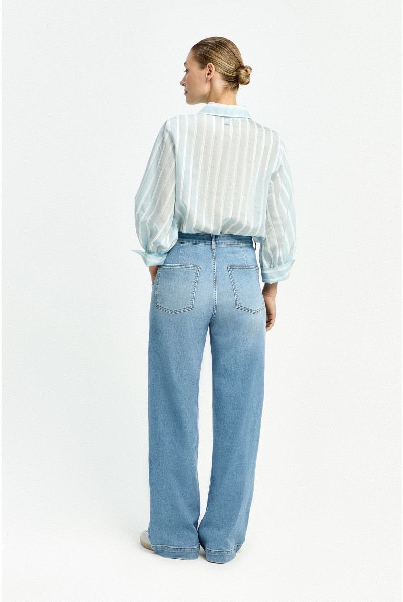 Chemisier rayé féminin