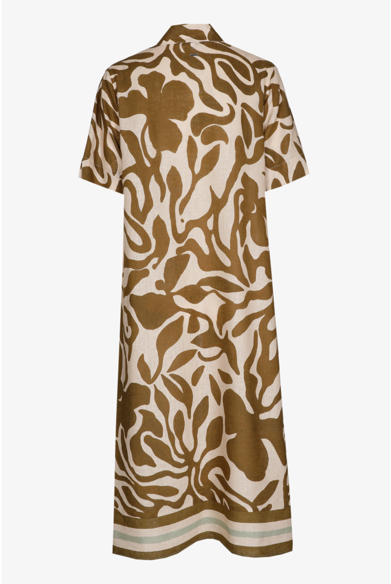 Dress with organic pattern