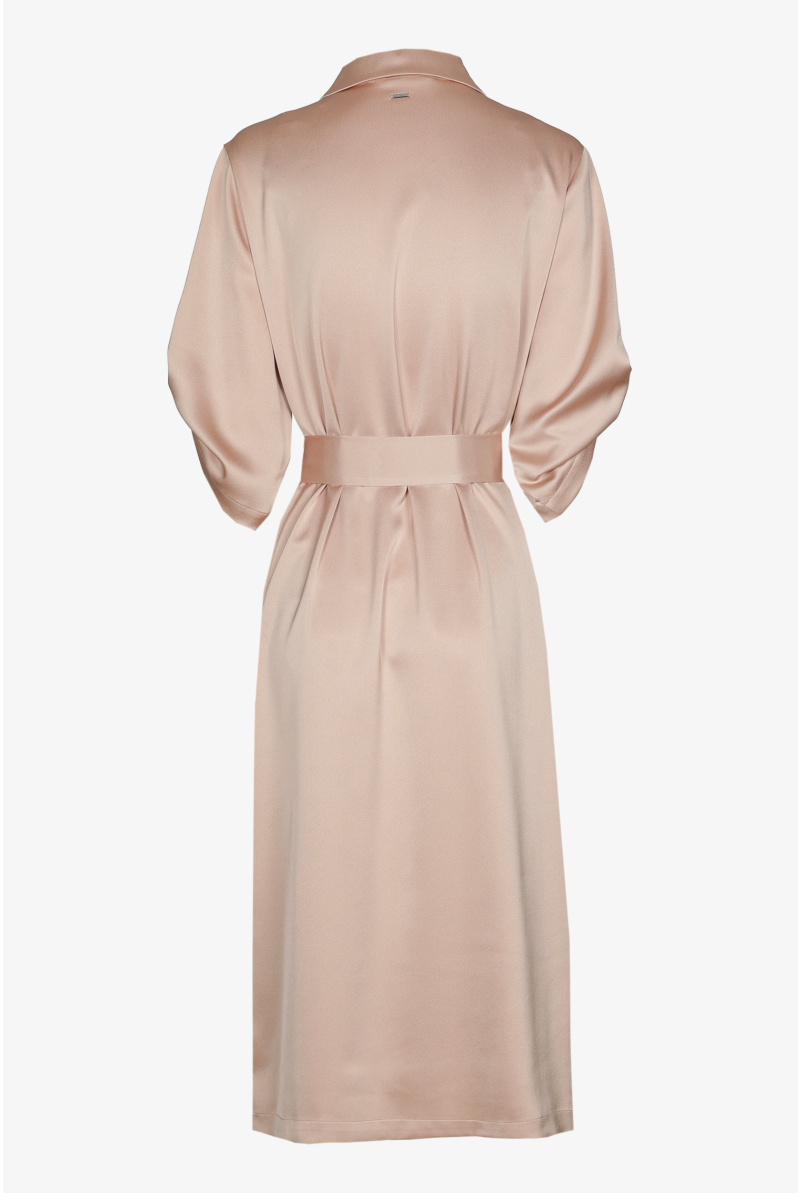 Satijnen hemdjurk