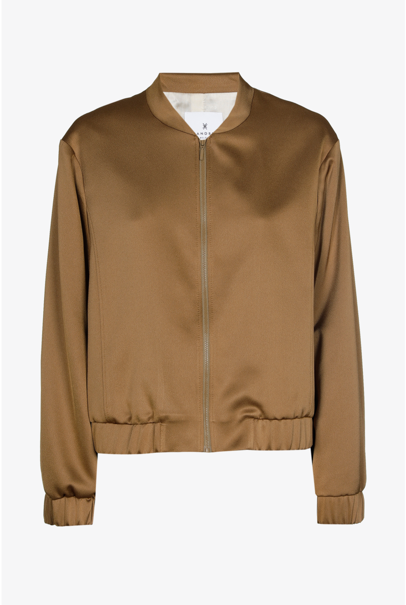 Satin-Bomberjacke
