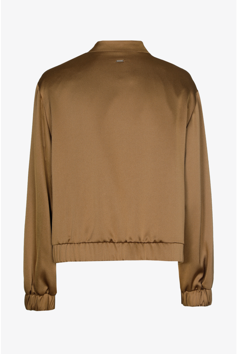Satin-Bomberjacke