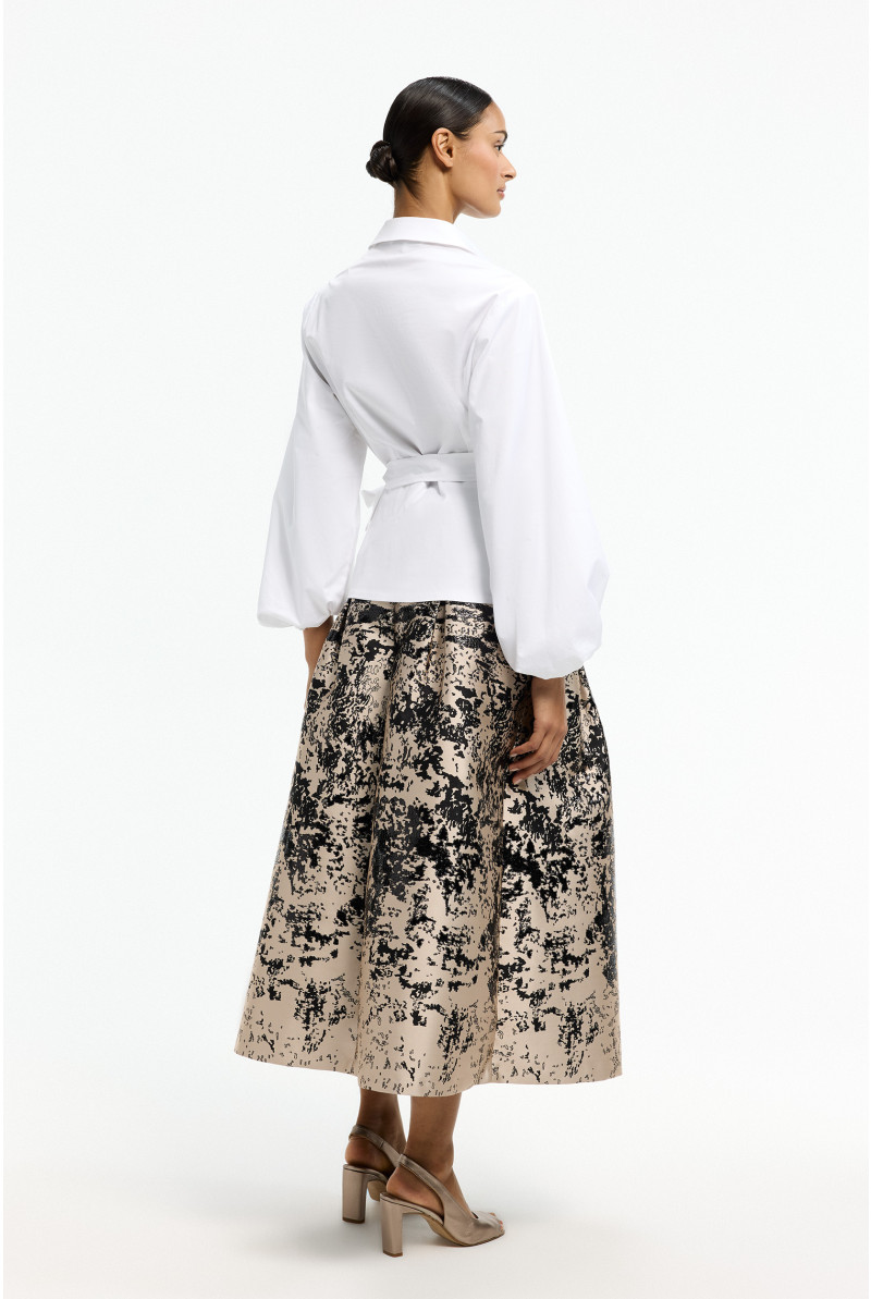 A-lijn rok met bijzonder motief