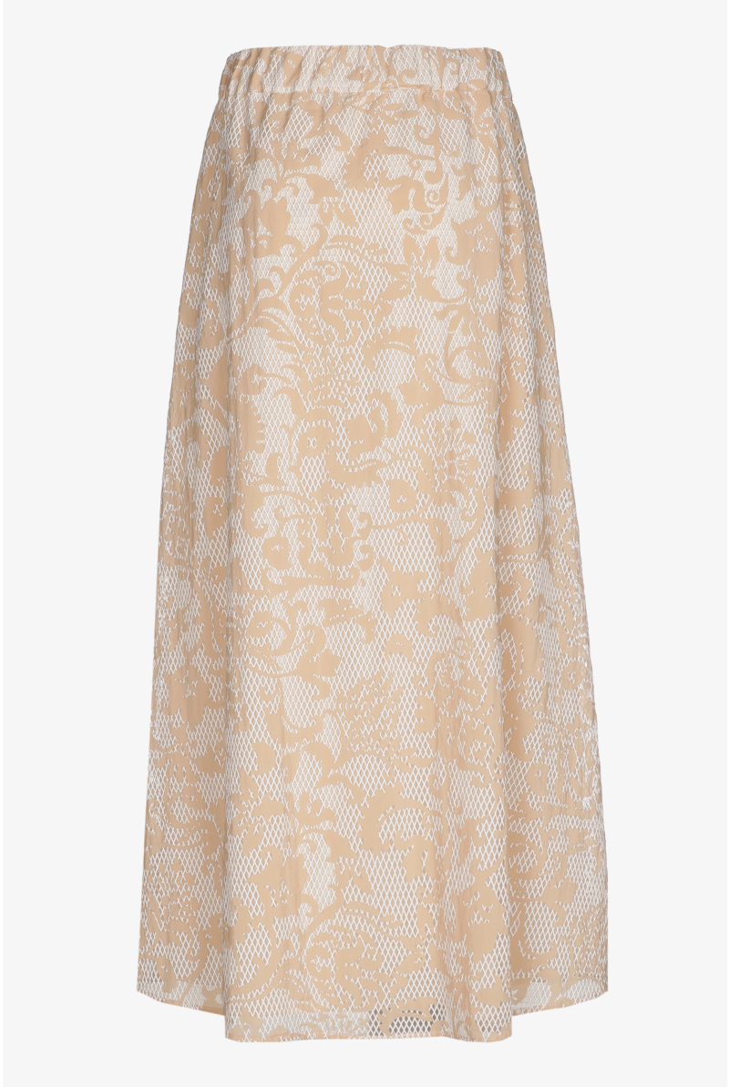 Rock mit Spitzenoptik