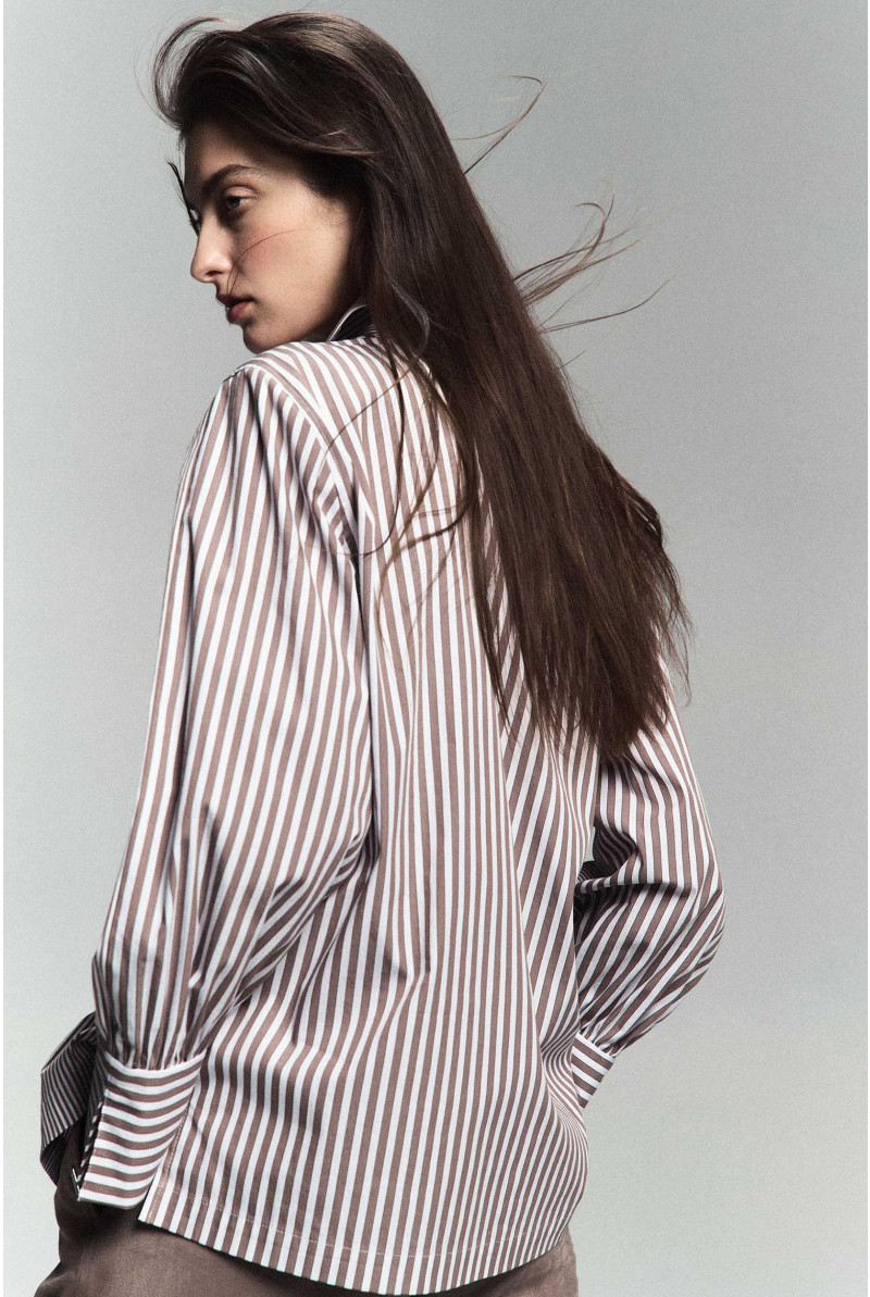 Hemdbluse mit Doppelstreifen