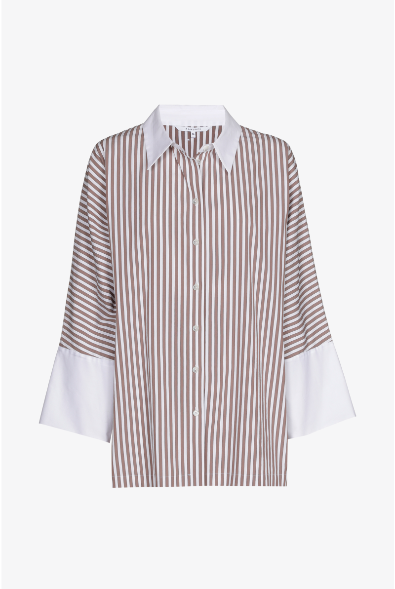 Chemisier contrasté