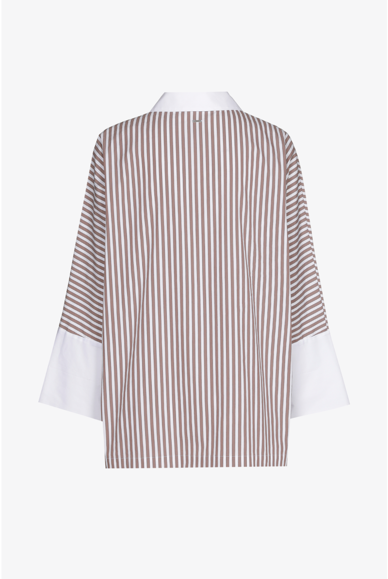 Chemisier contrasté