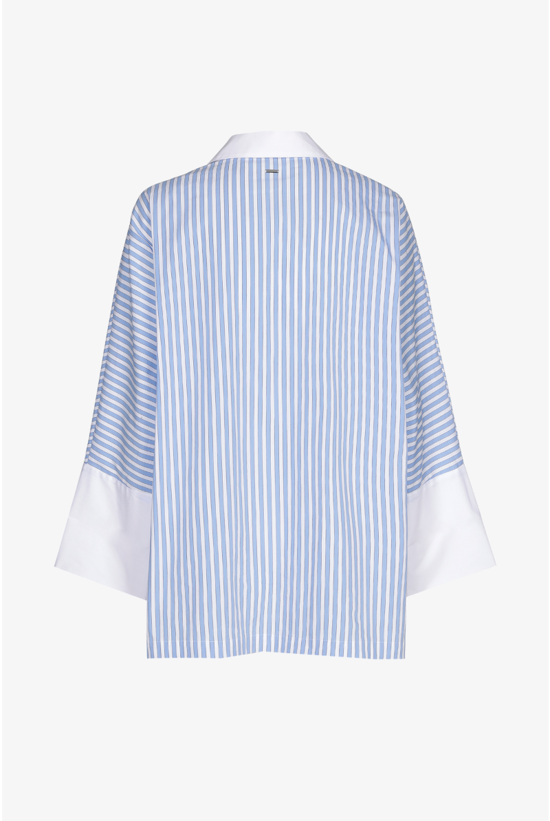 Contrasterende hemdblouse