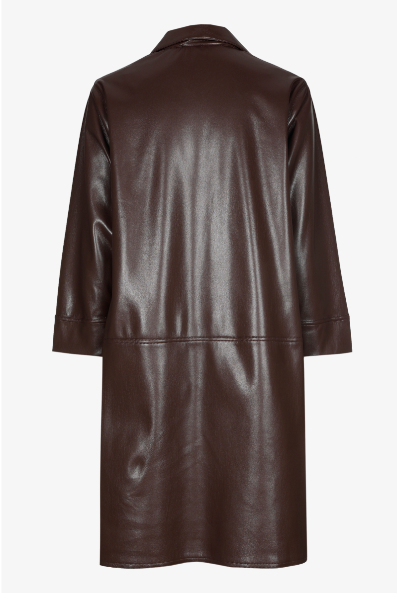 Kleid aus Kunstleder