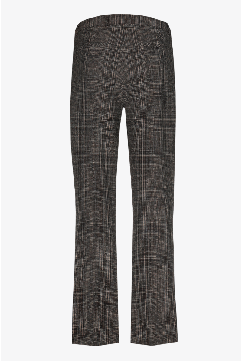Geruite broek met smalle pijpen