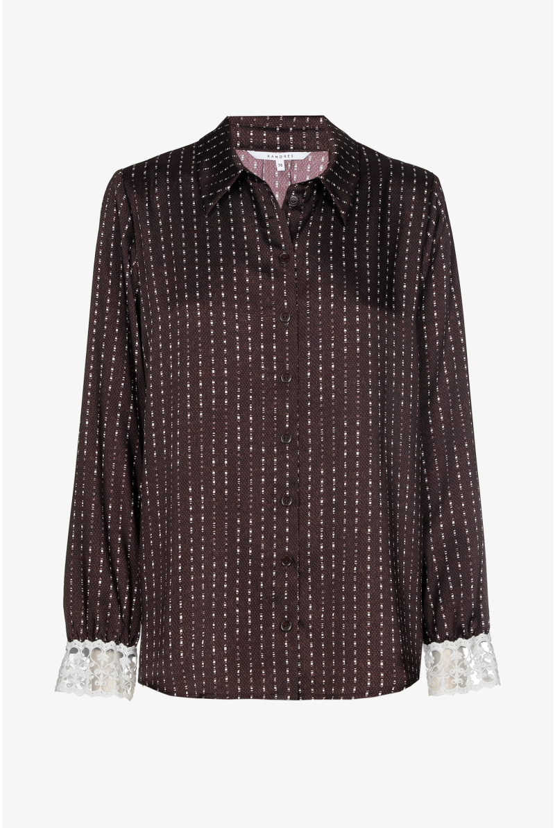 Blouse met stippen