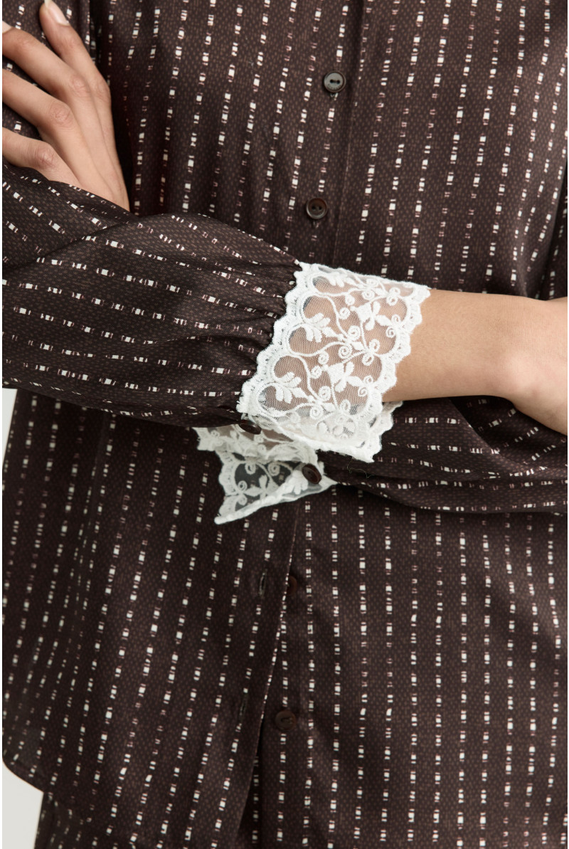 Blouse met stippen