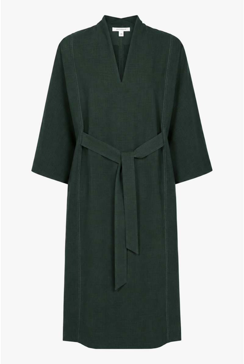 Robe en crêpe à nouer