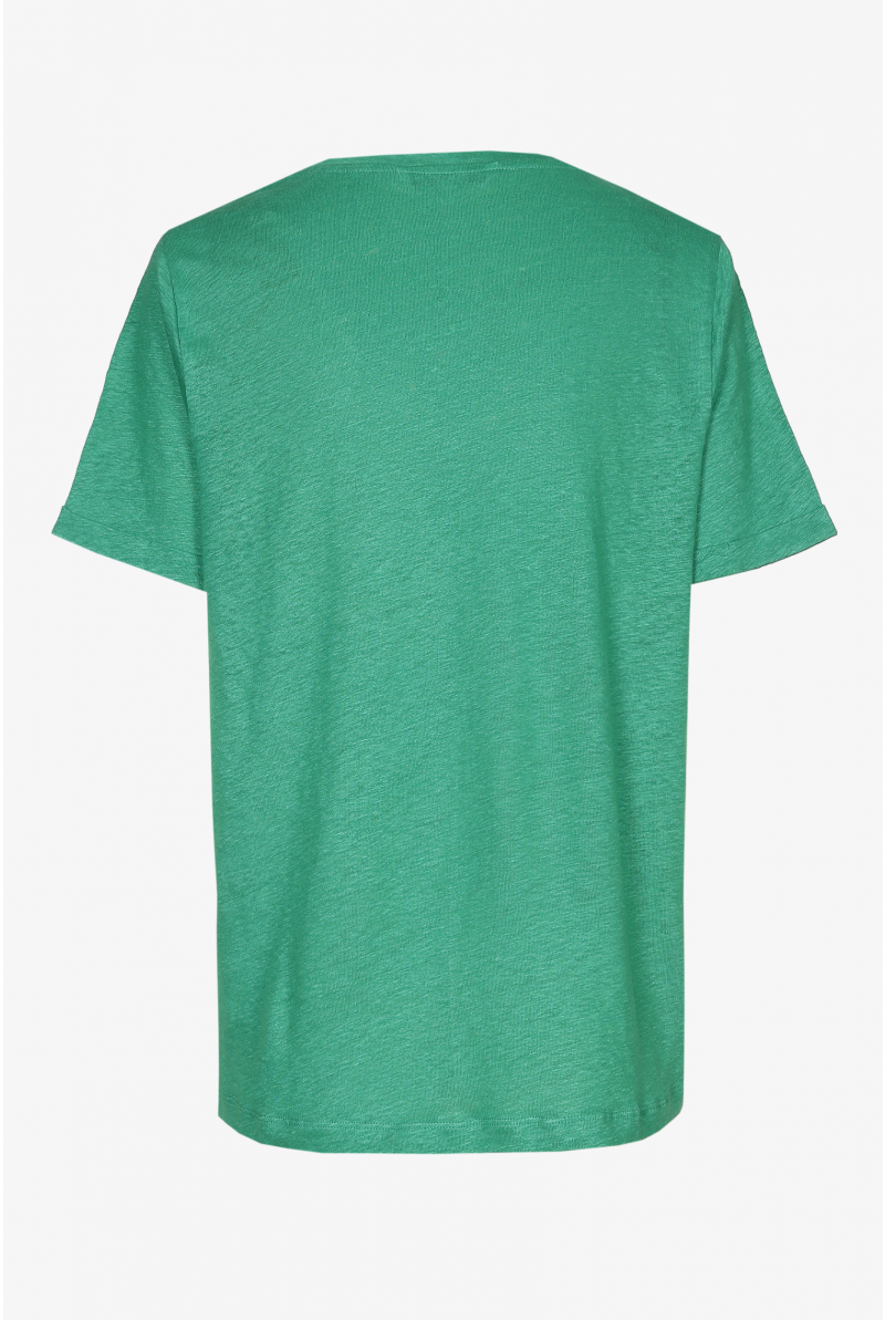 Groene t-shirt met v-hals
