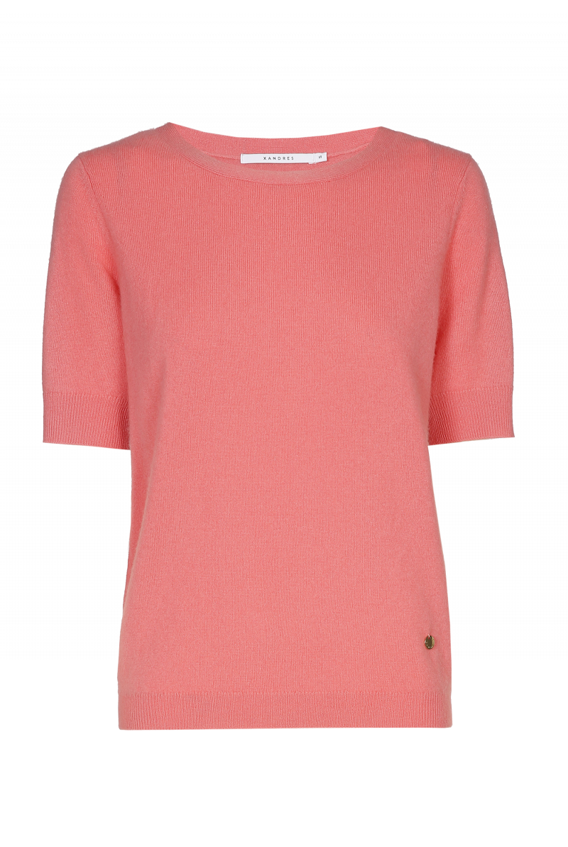 Pull met korte mouwen  kasjmier