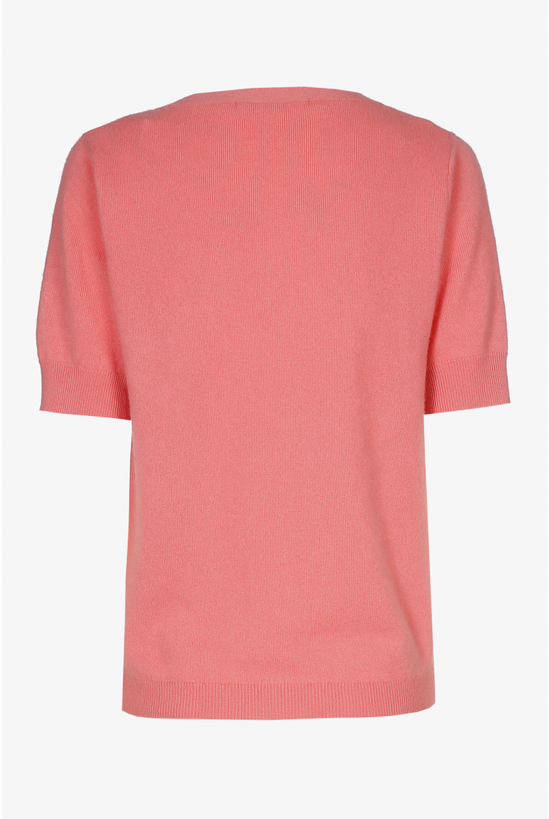 Pull met korte mouwen  kasjmier