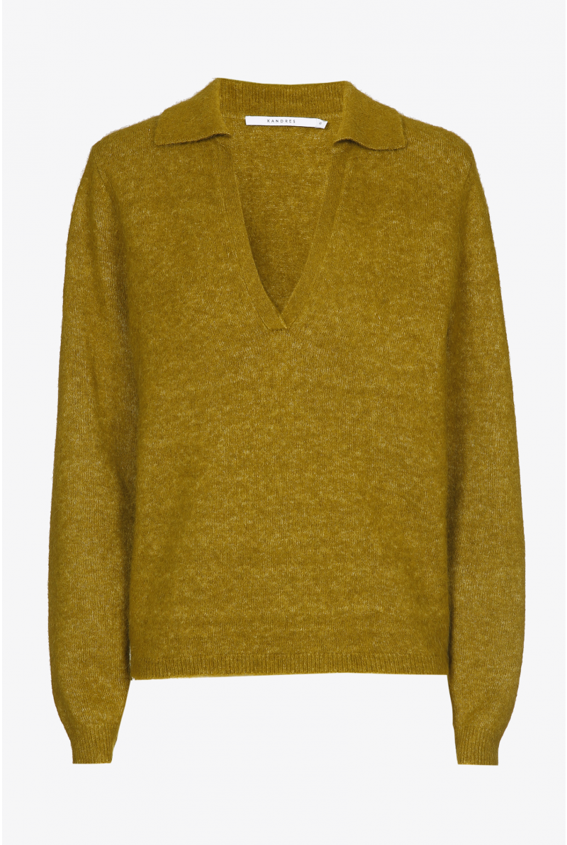 Pullover in long-haired wool blend