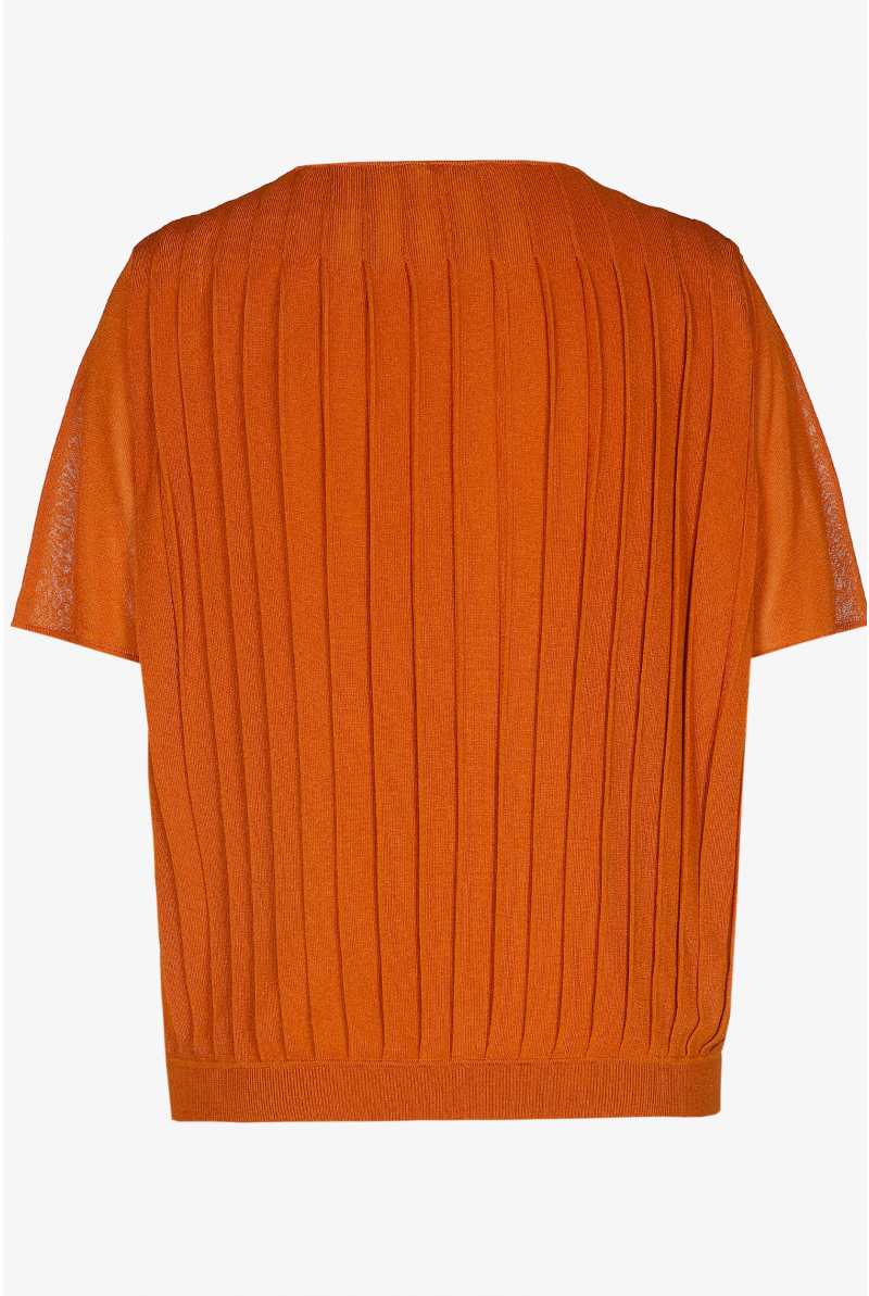 Pull met transparante mouwen