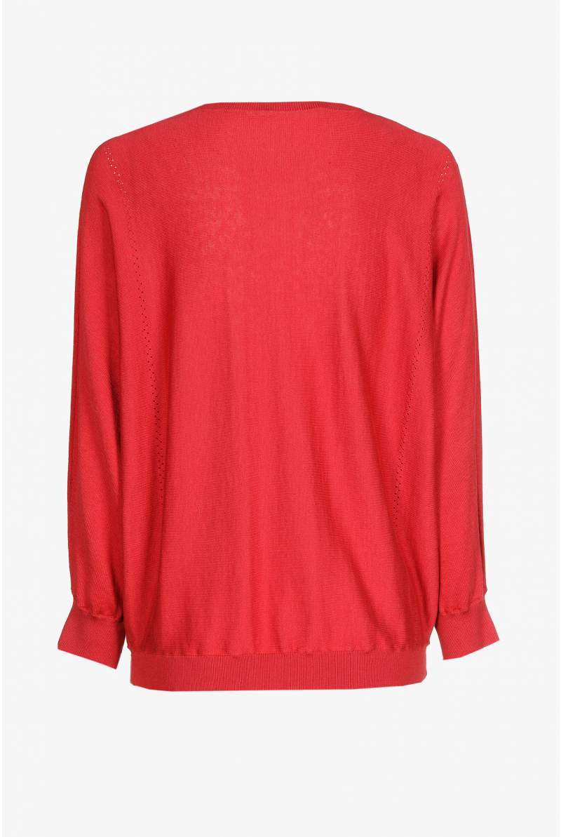 Zomerse pull met zijde