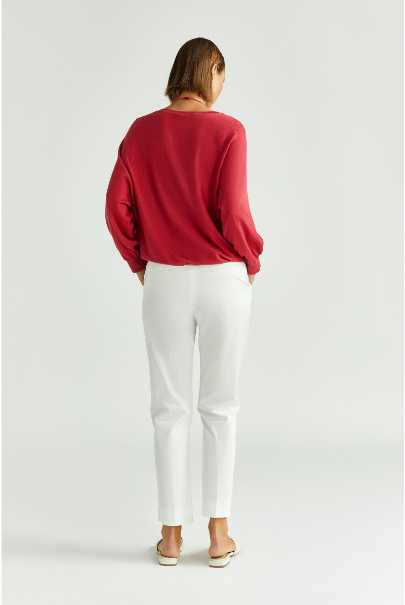 Zomerse pull met zijde