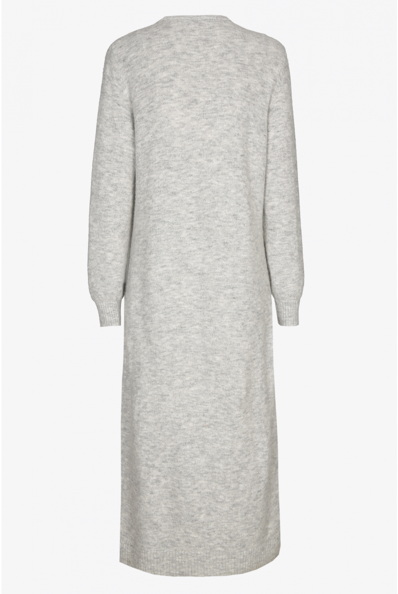 Mid-length dress in wool blend