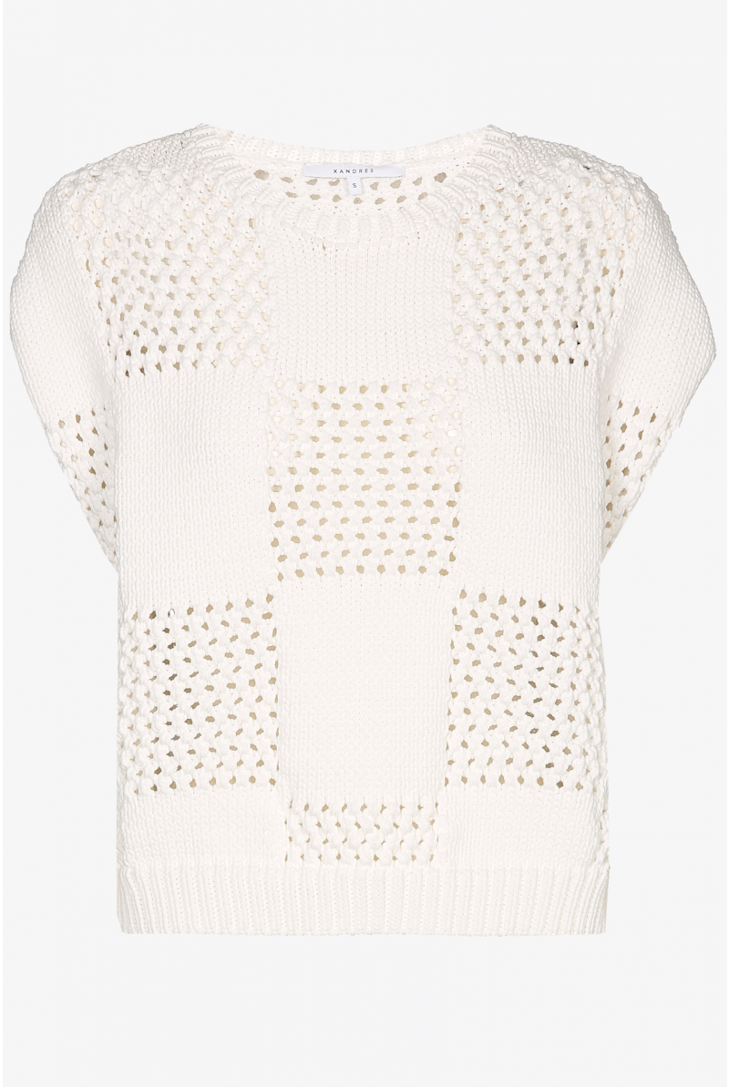 Crochet sleeveless top