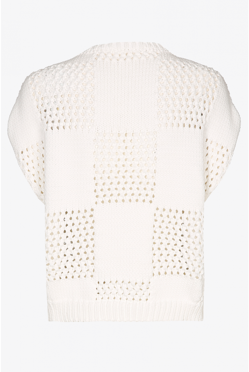 Crochet sleeveless top