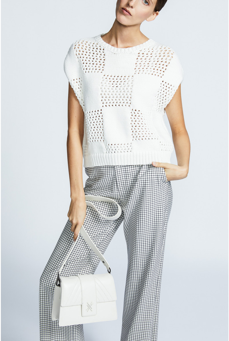 Crochet sleeveless top