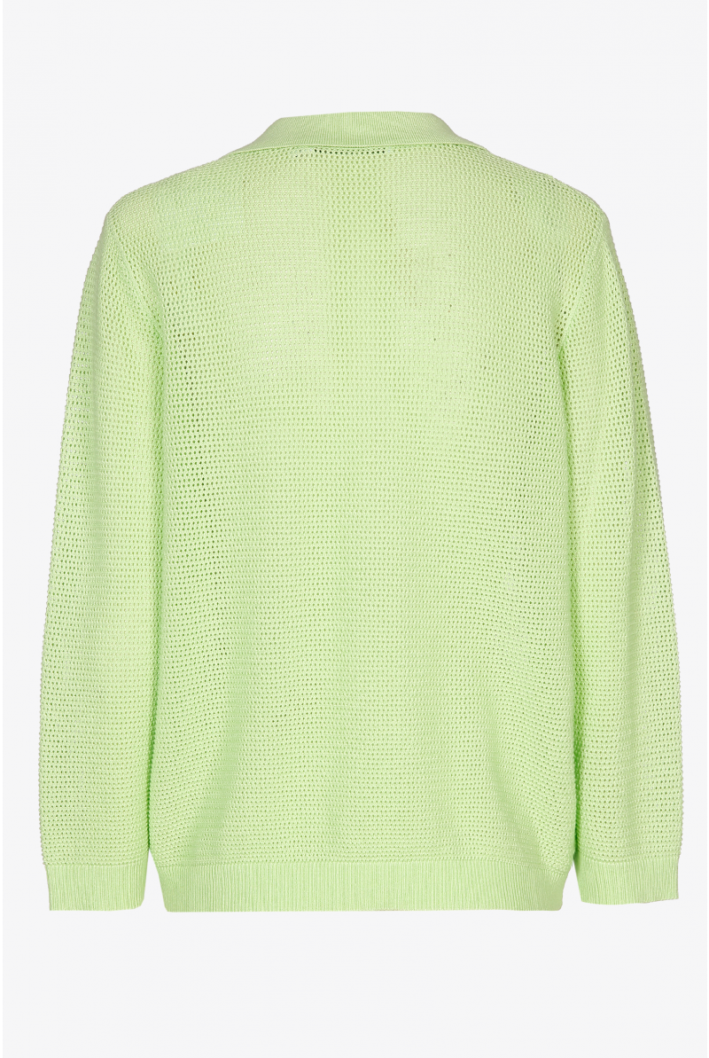 Crochet trui met V-hals