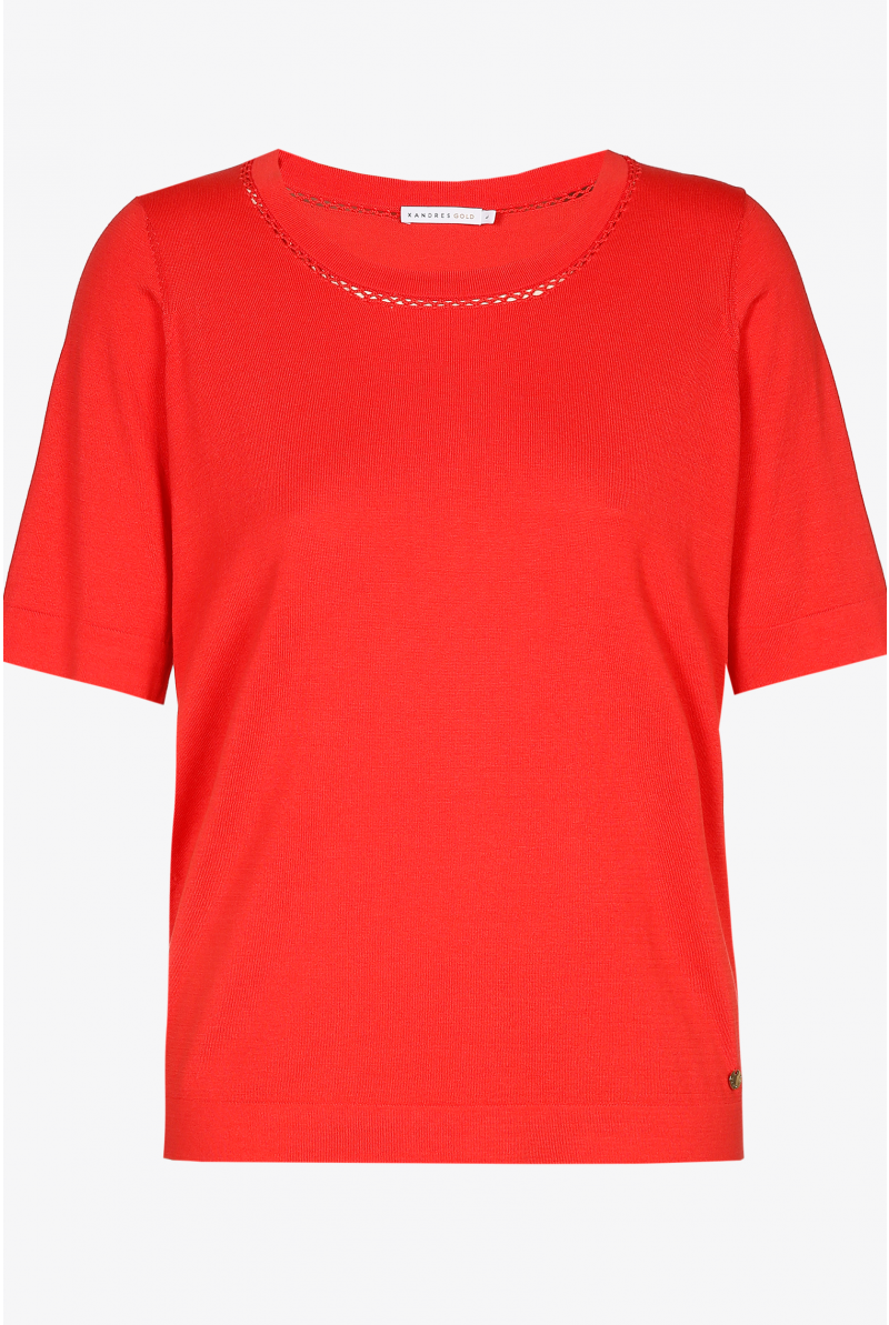 Pull met korte mouwen