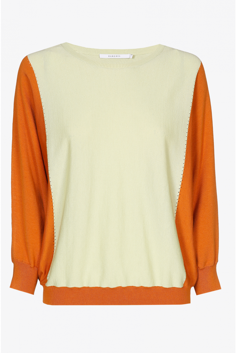 Pull surdimensionné en mélange de soie