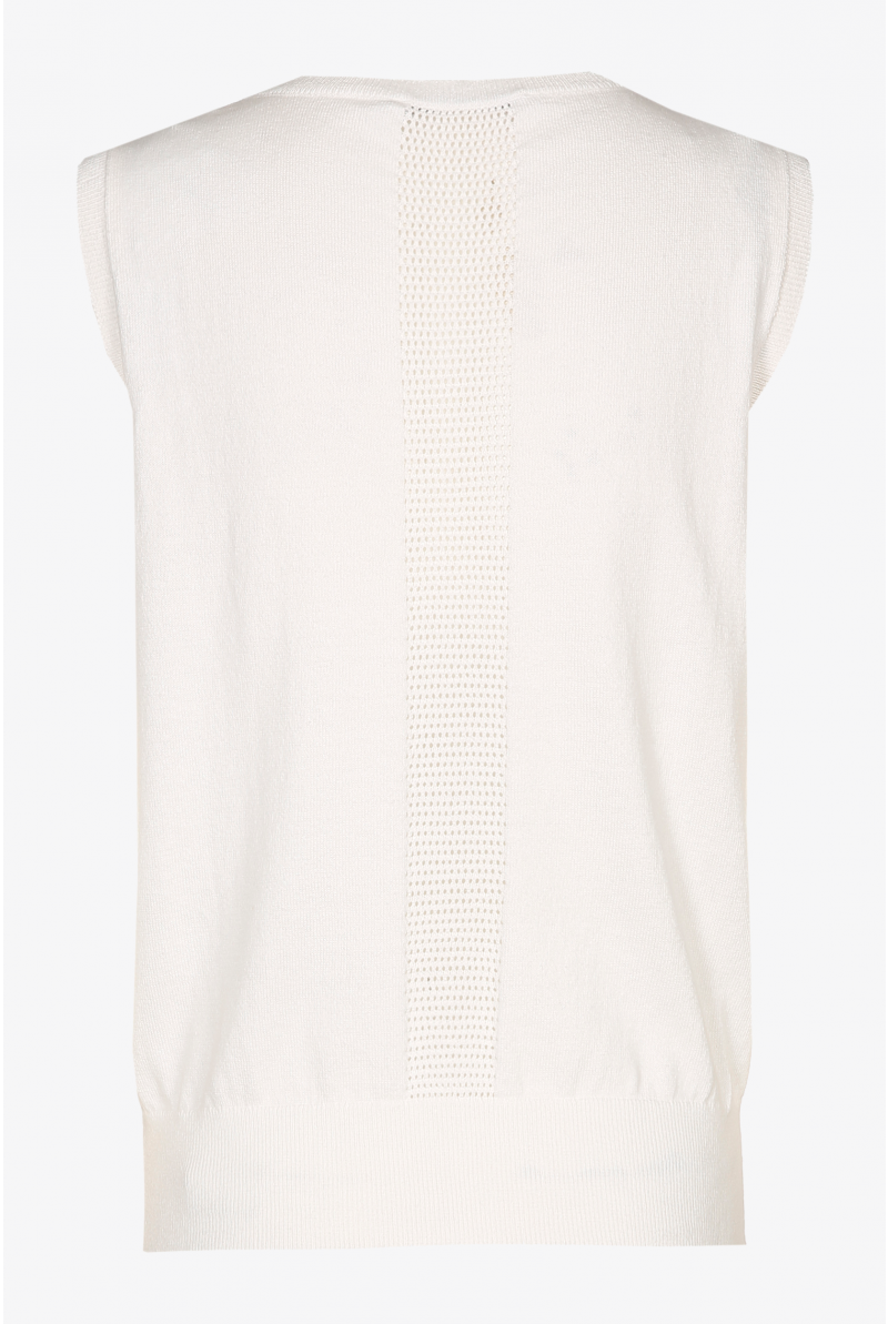  Mouwloze top in crochet