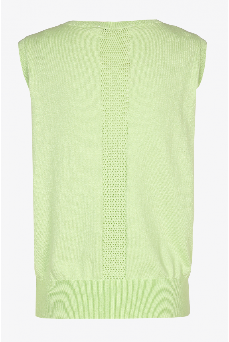 Top sans manches en crochet