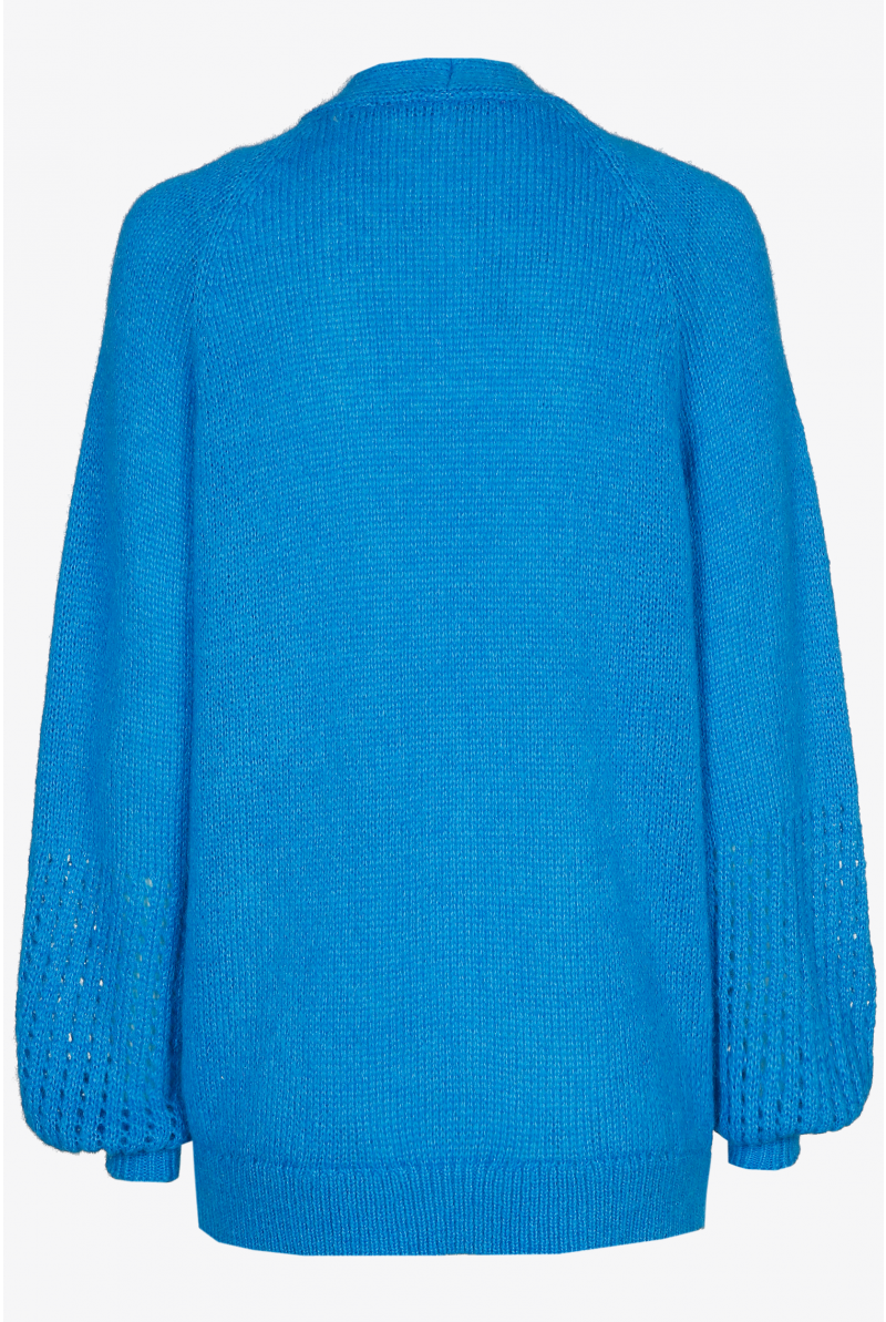 Long gilet with buttons