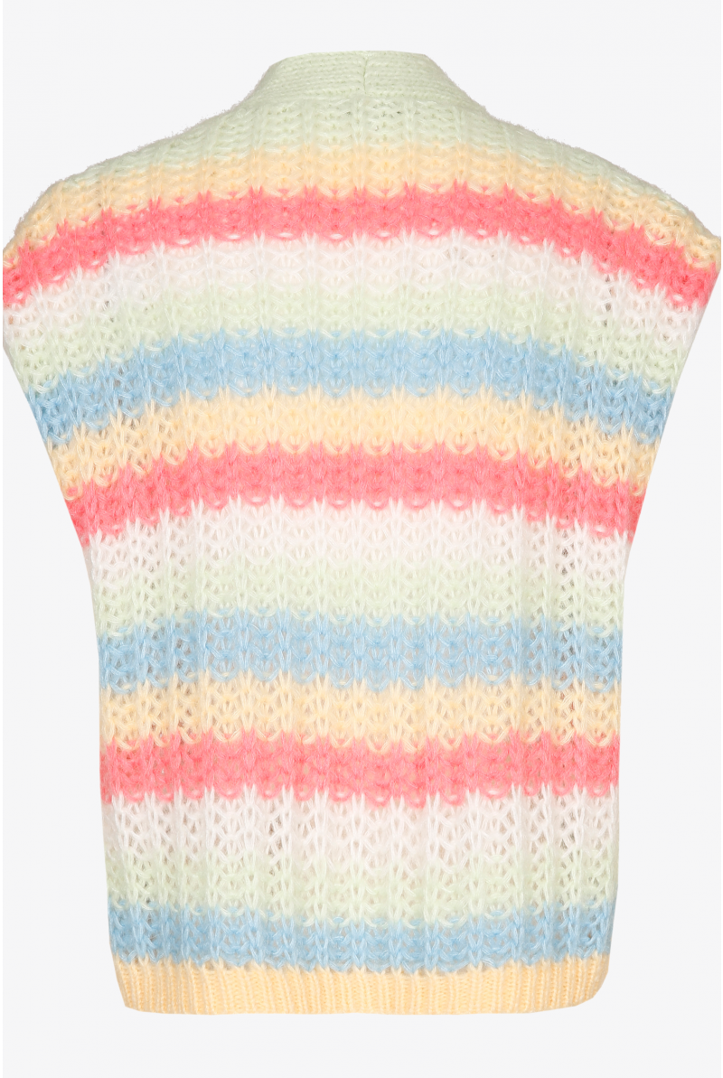 Veste sans manches colorée