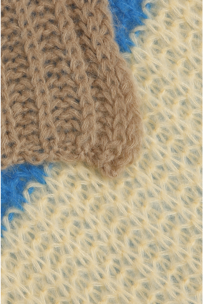 Écharpe en mélange de laines