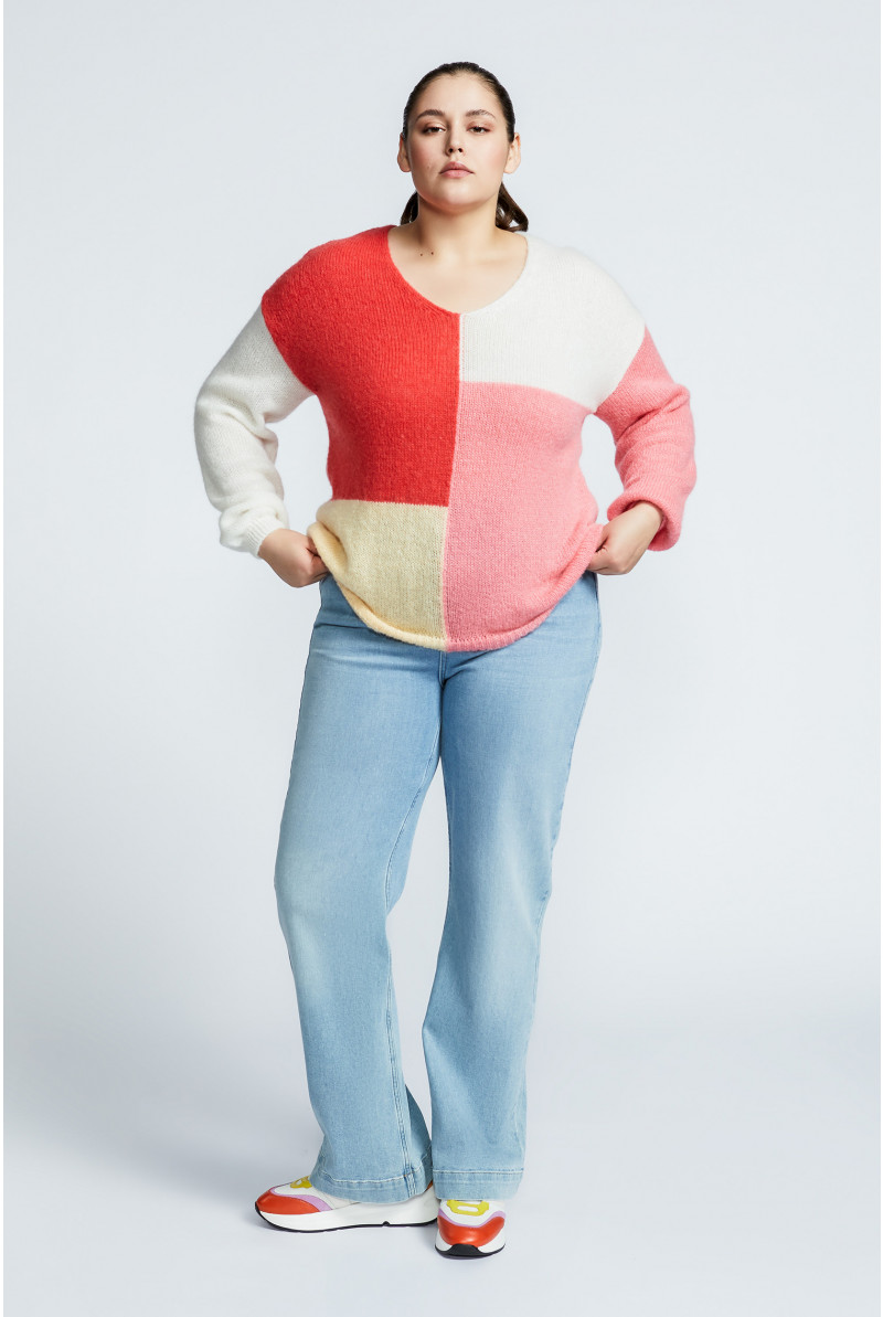 Pull doux en mélange de laines