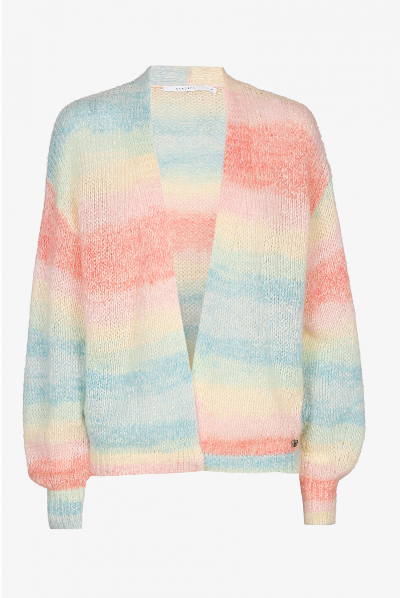 Cardigan en mélange de laine