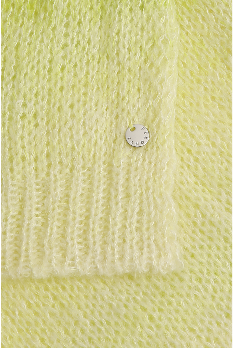Écharpe colorée en mélange de laines
