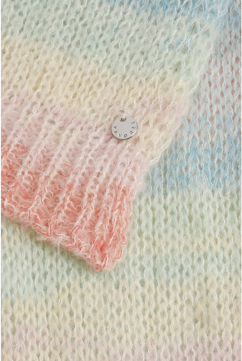 Écharpe colorée en mélange de laines