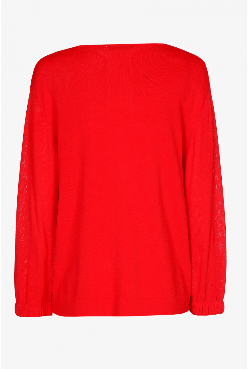 Pull met wijde mouwen