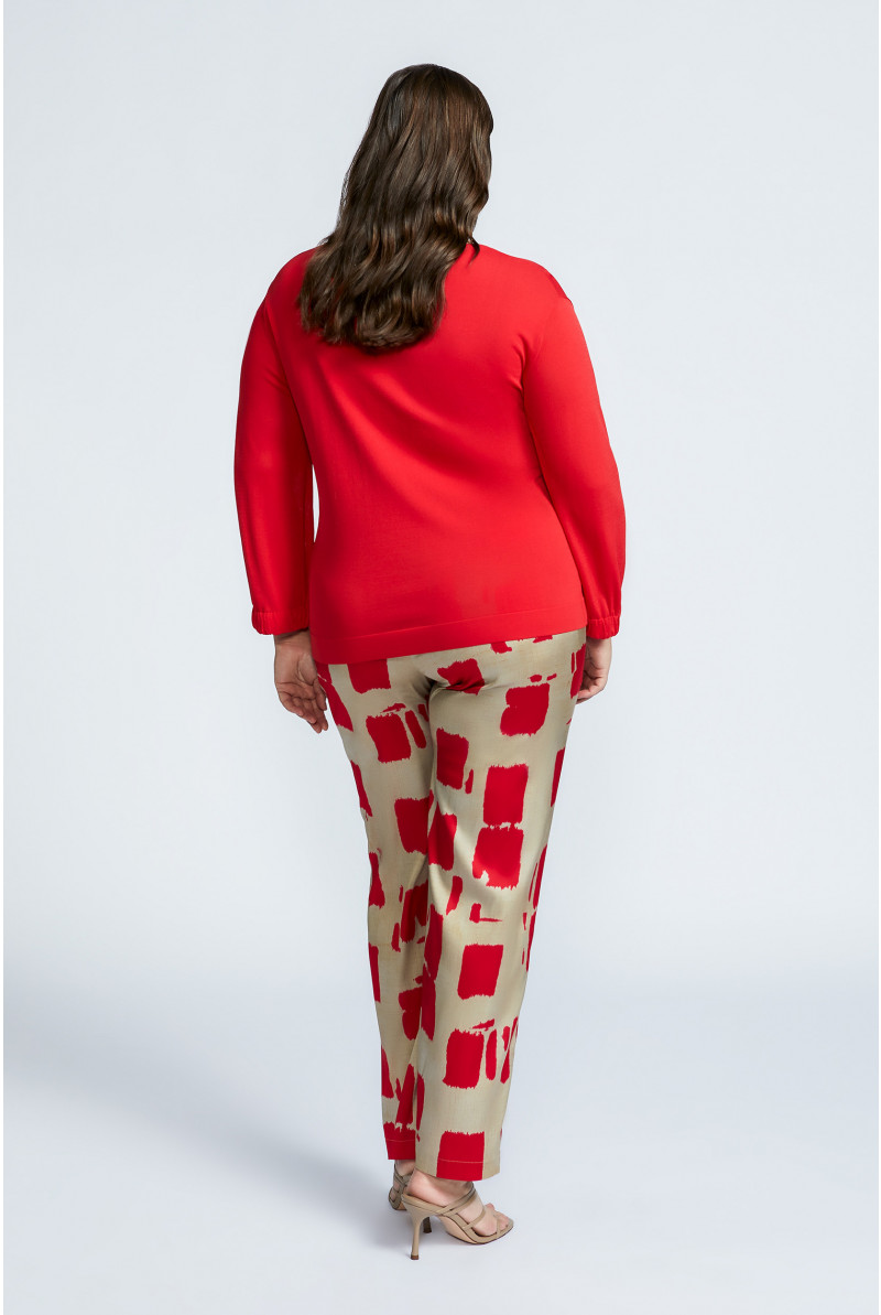 Pull met wijde mouwen