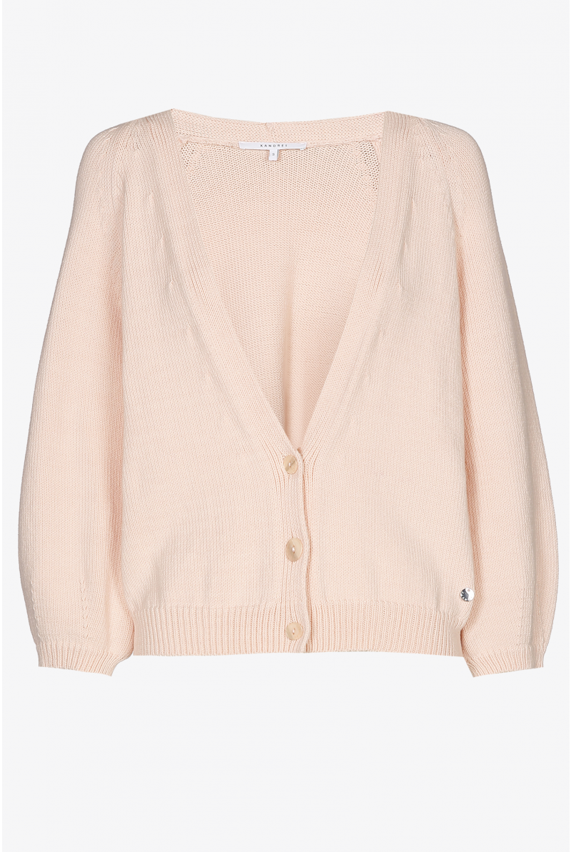 Gilet met pofmouw 