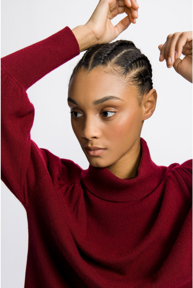 Rollkragenpullover aus Kaschmir-Mix