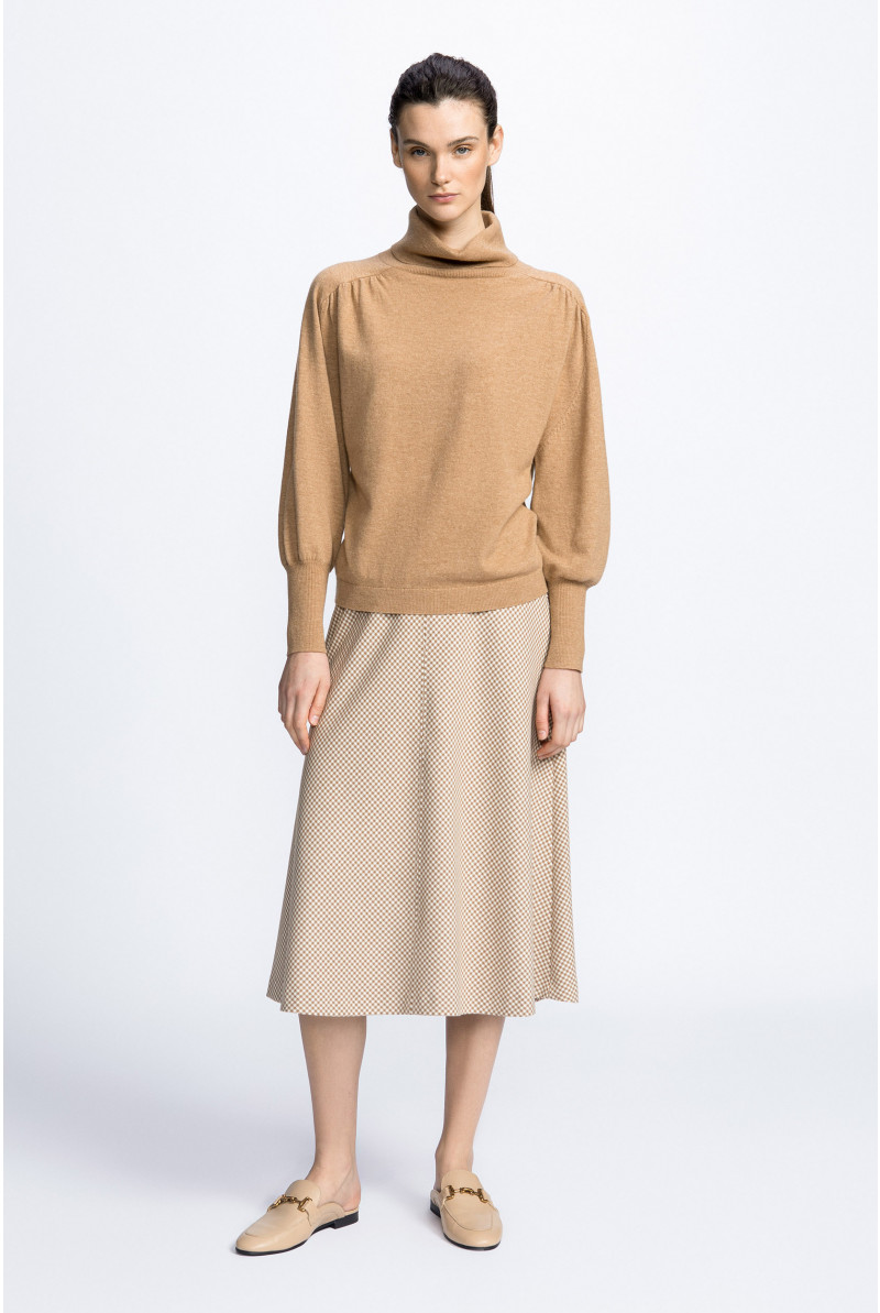 Turtleneck in cashmere blend