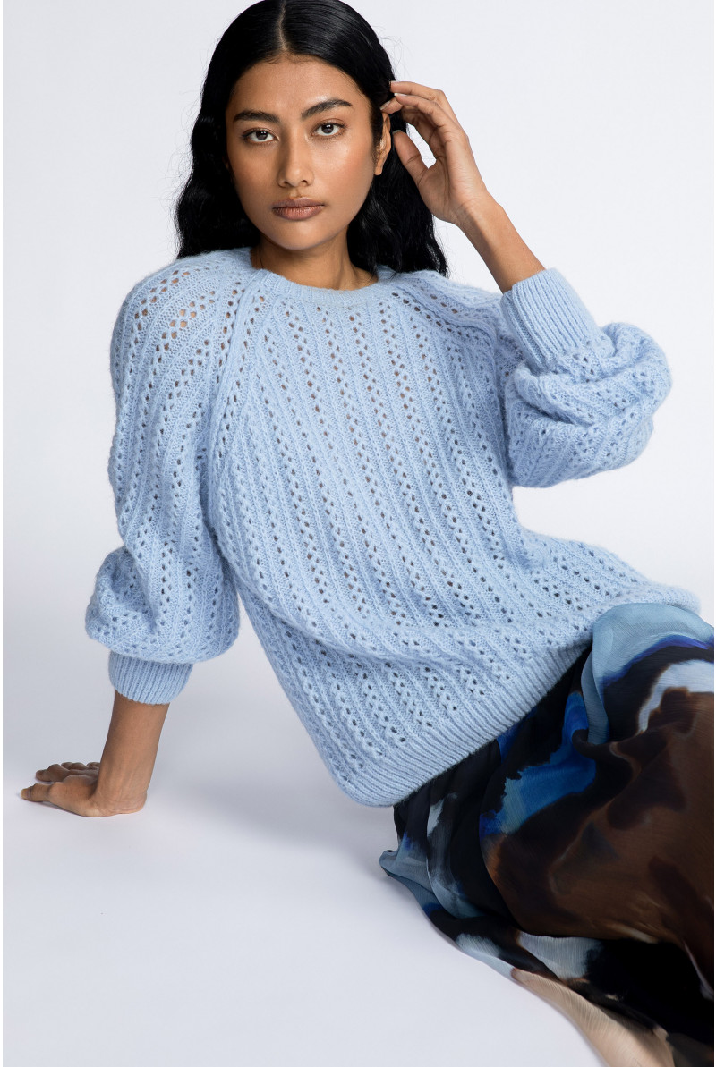 Pull en mélange d’alpaga