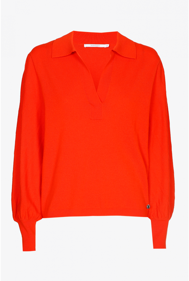 Pull à col polo