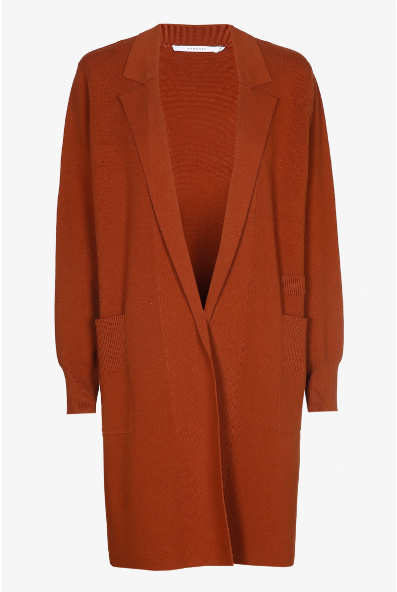 Gilet long ouvert