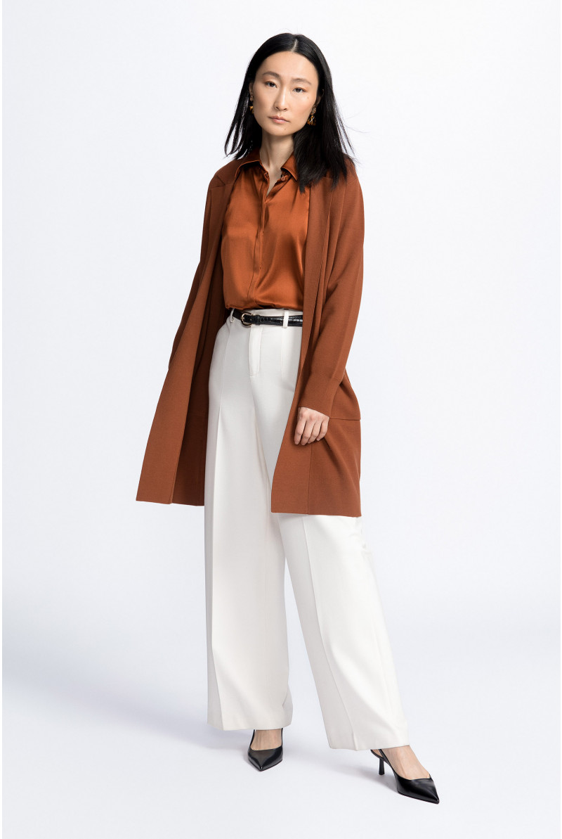 Gilet long ouvert